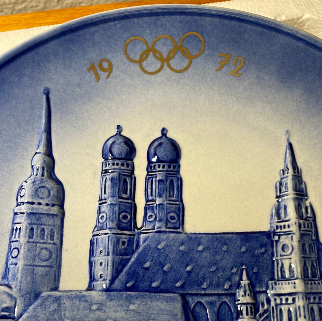 1972 Munich Olympics Collector Plate