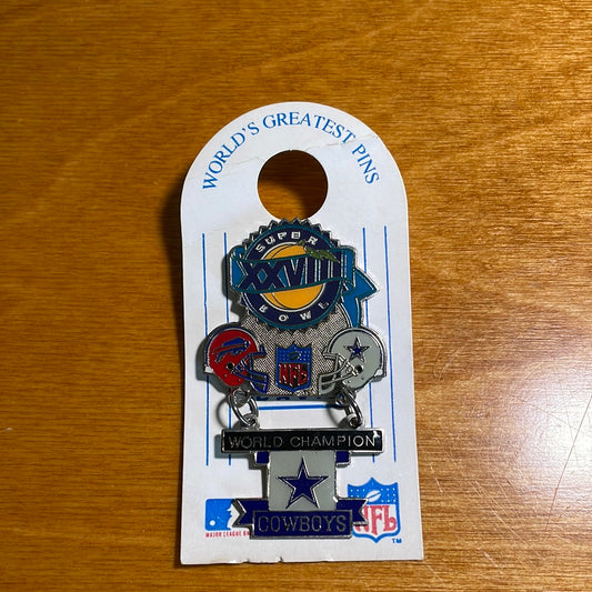 Super Bowl XXVIII - Cowboys World Champion Pin