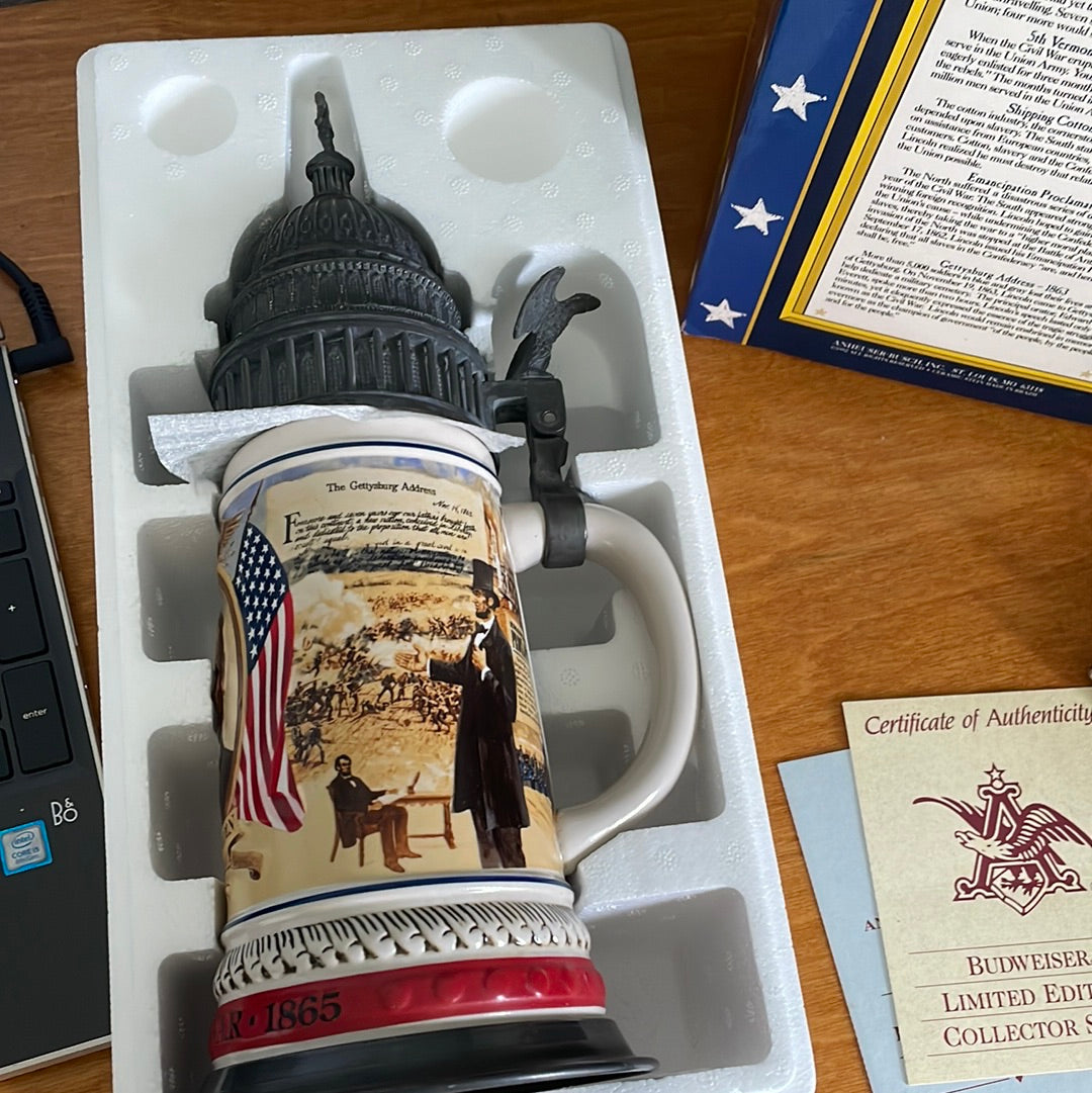 Abraham Lincoln - Civil War Commemorative Series Stein