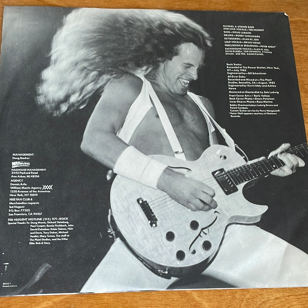 Ted Nugent 1984 Vinyl Record - Penetrator