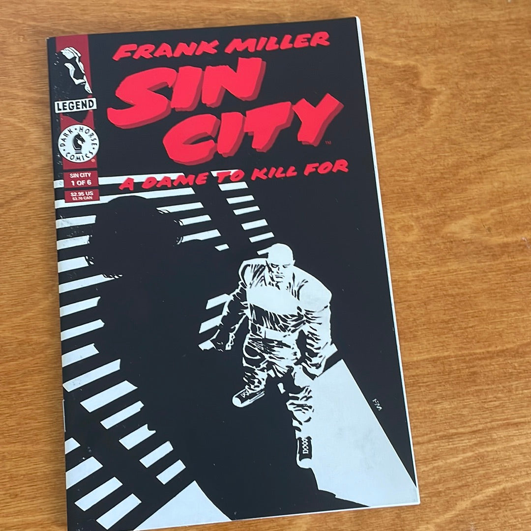 1993 Frank Miller - Sin City  A Dame To Kill For By Dark Horse Comics No. 1