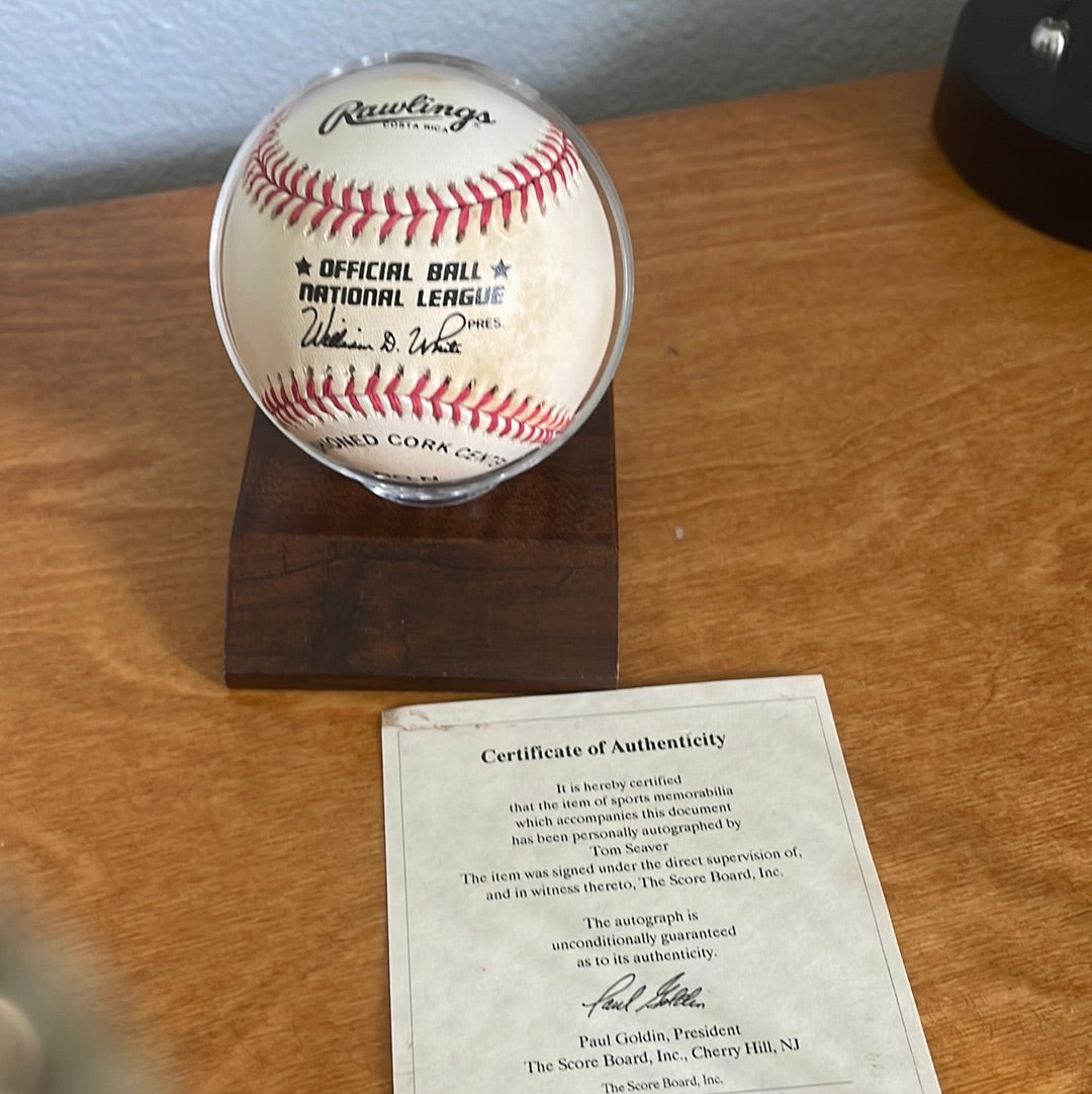 Tom Seaver Autograph Baseball Ball