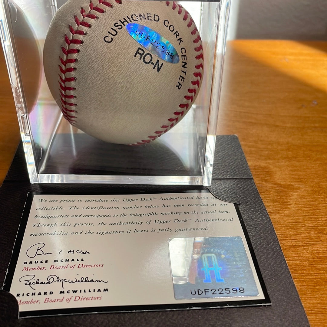 Don Dupdale Autograph Baseball Ball