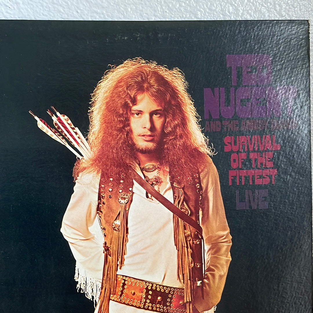 Ted Nugent And The Amboy Duke 1970 Vinyl Record - Survival of the Fittest Live