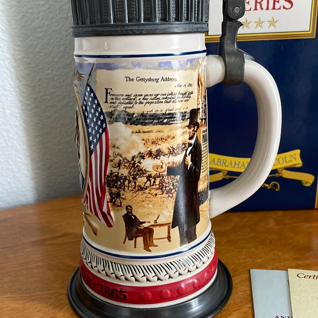 Abraham Lincoln - Civil War Commemorative Series Stein