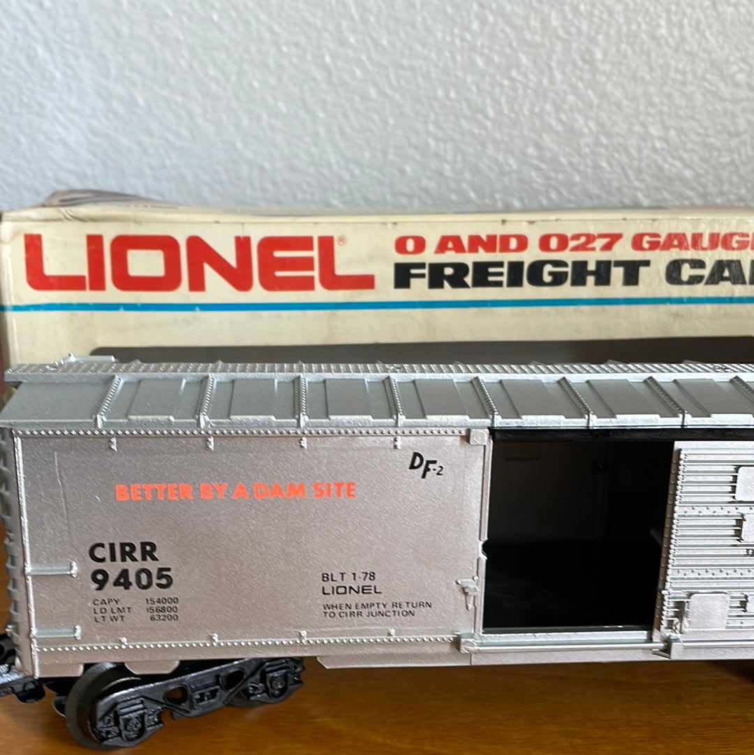 Chatahooche Ind. RR BoxCar - Lionel No. 6-9405 / 0-027 Gauge