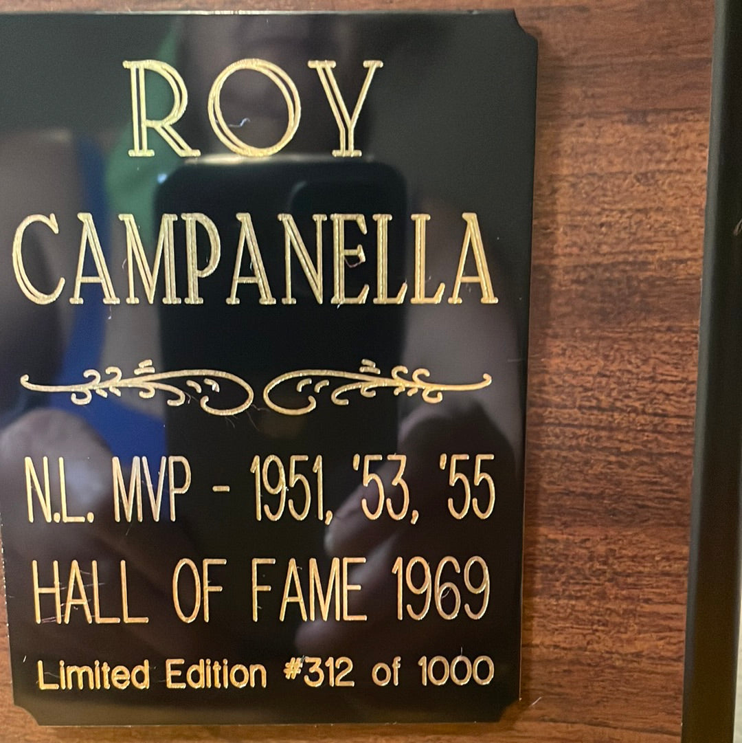 Roy Campanella Autograph - Hall Of Fame 1969