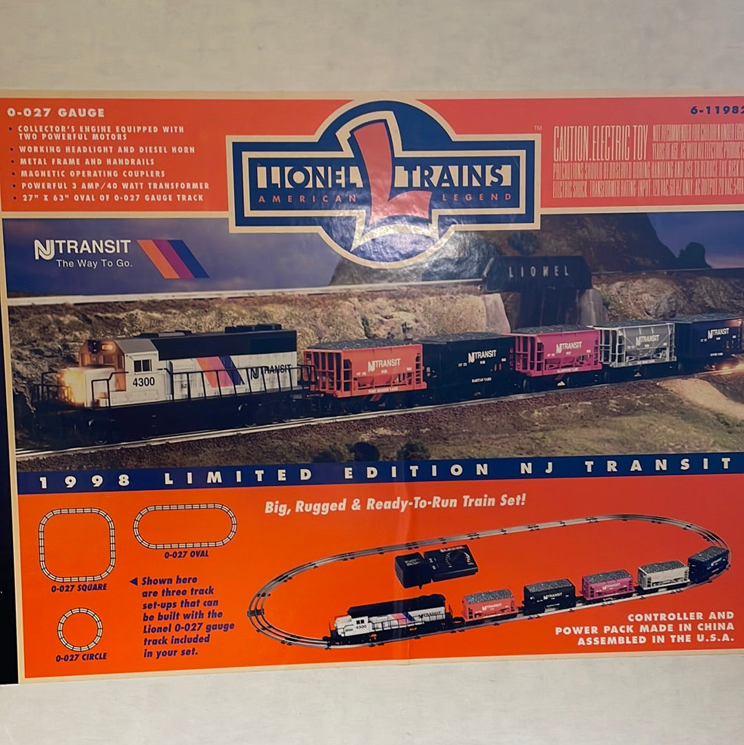 1998 LIMITED EDITION NJ TRANSIT - 6-11982