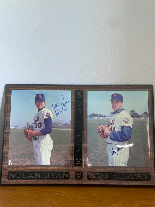 Nolan Ryan and Tom Seaver - Autograph Photos