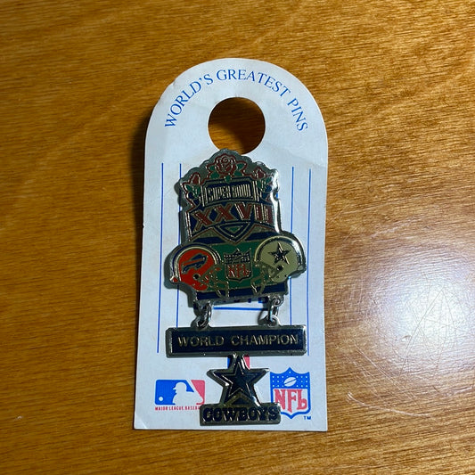 Super Bowl XXVI - Cowboy World Champion Pin