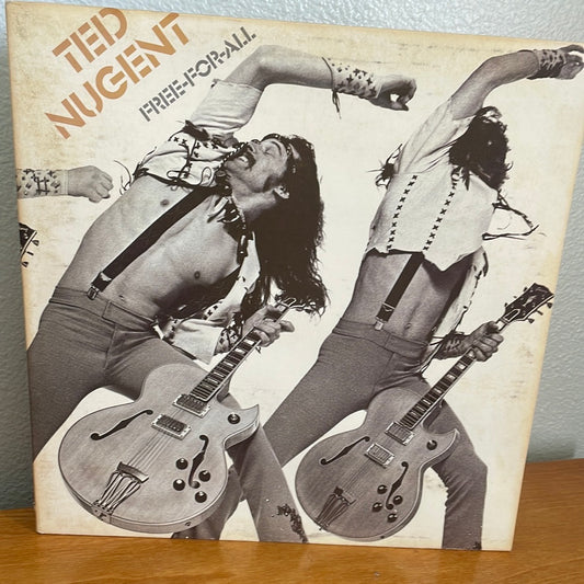 Ted Nugent 1976 Vinyl Record - Free For All