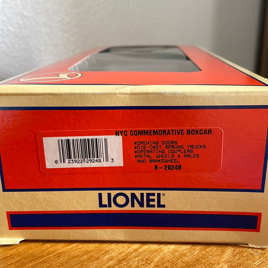 NYC Commemorative Boxcar Lionel No. 6-29248