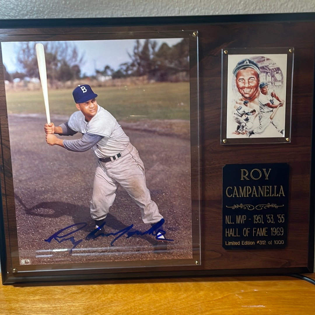 Roy Campanella Autograph - Hall Of Fame 1969