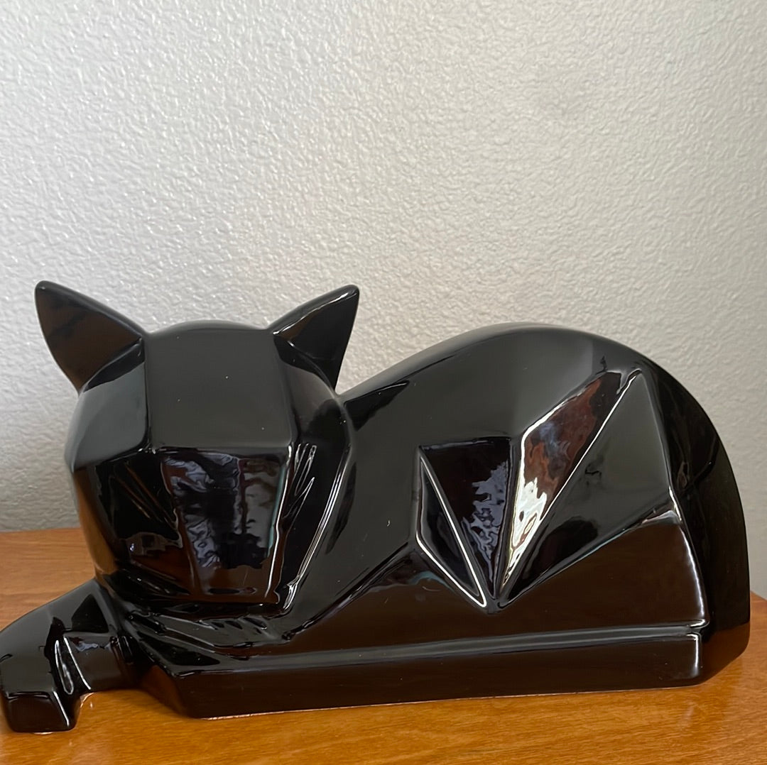 Vintage Bristol Black Cat Sculpture.