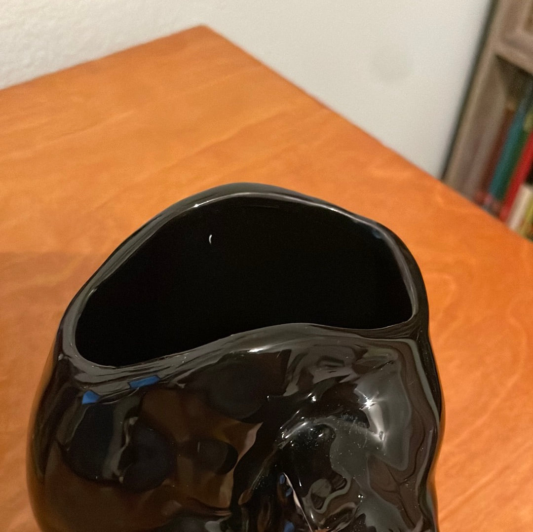 Takahashi Black Cat Vase