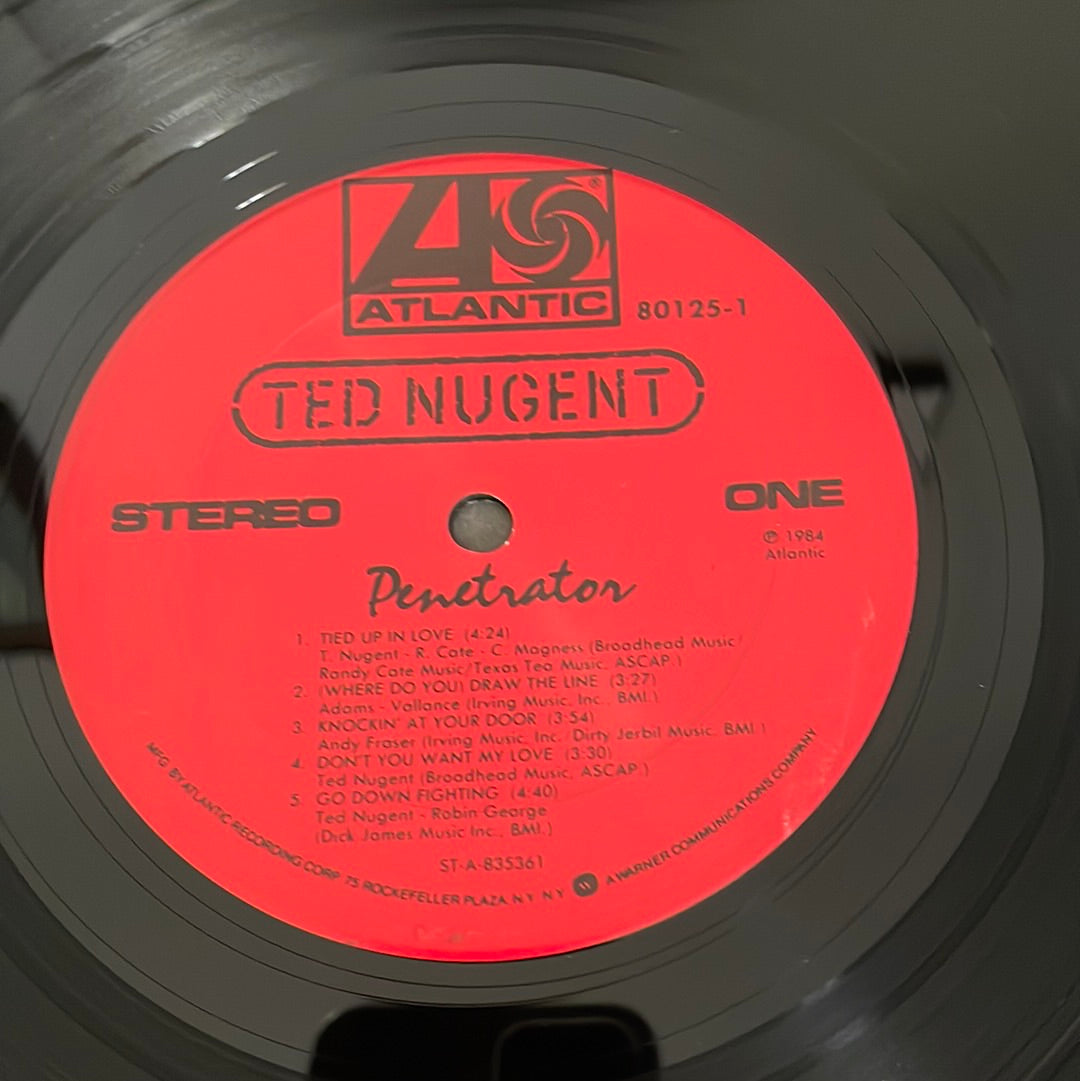 Ted Nugent 1984 Vinyl Record - Penetrator