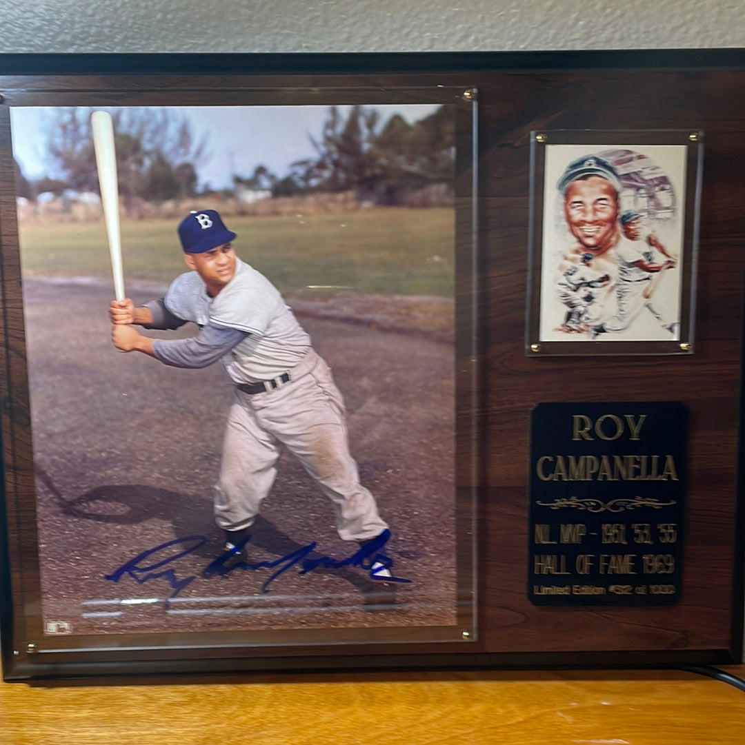 Roy Campanella Autograph - Hall Of Fame 1969