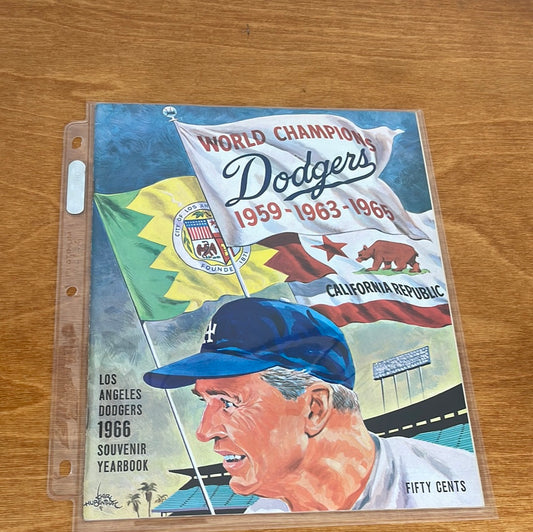 Souvenir Yearbook - Dodgers 1966