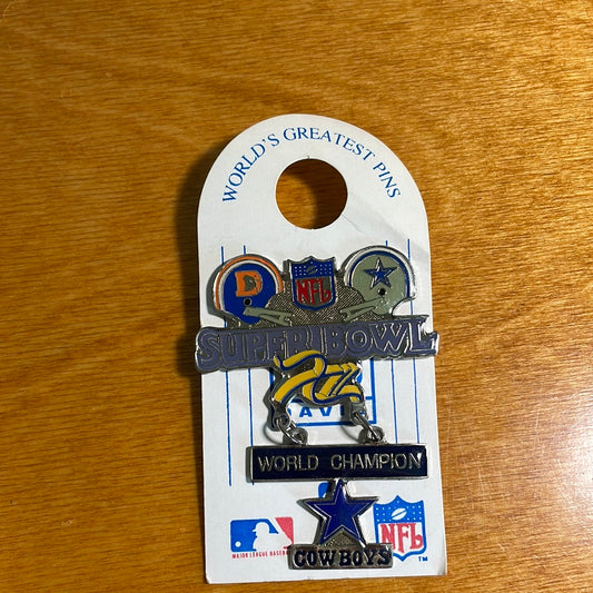 Super Bowl XII - World Champion Cowboys Pin