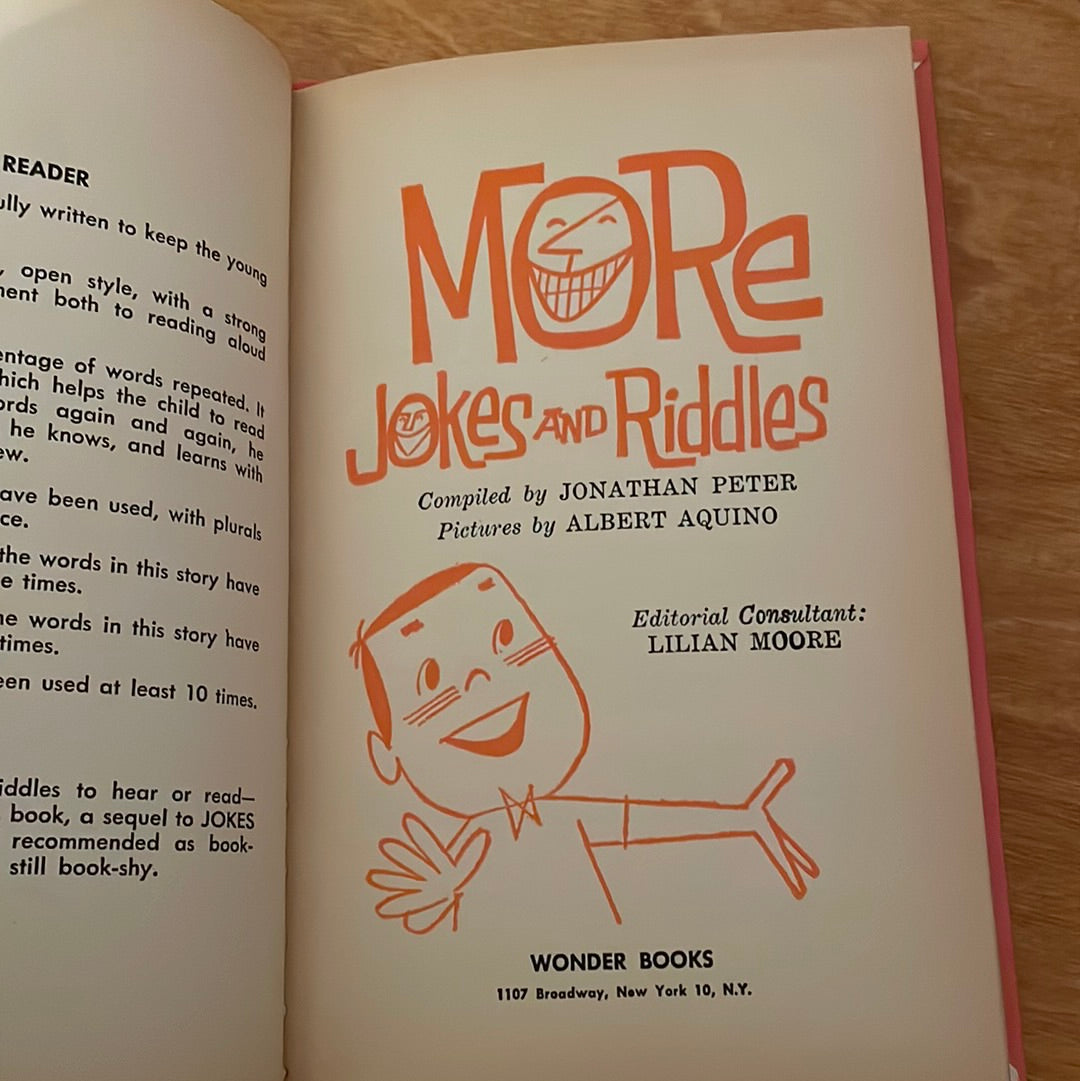 More Jokes And Riddles - By Jonathan Peter