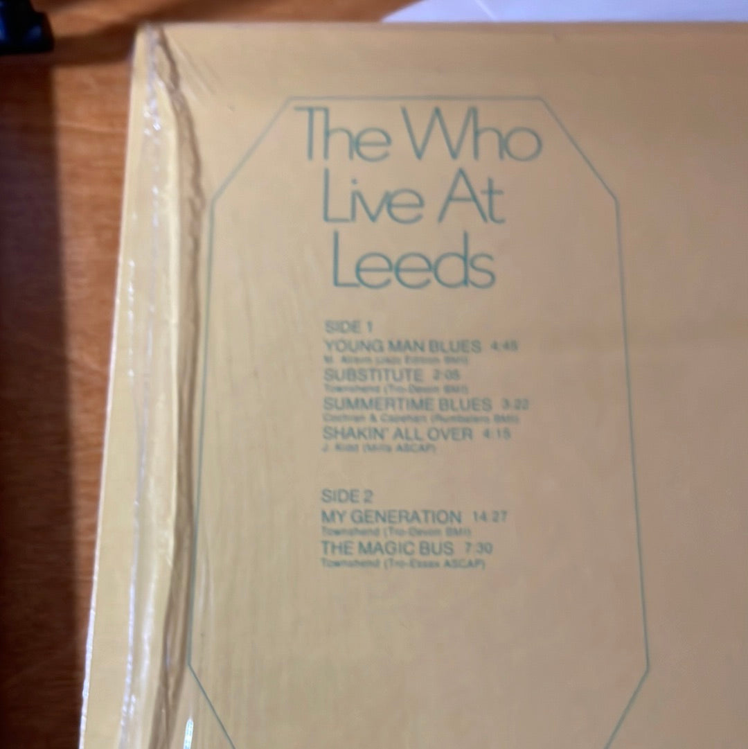 The Who - 1980 Album Live At Leeds